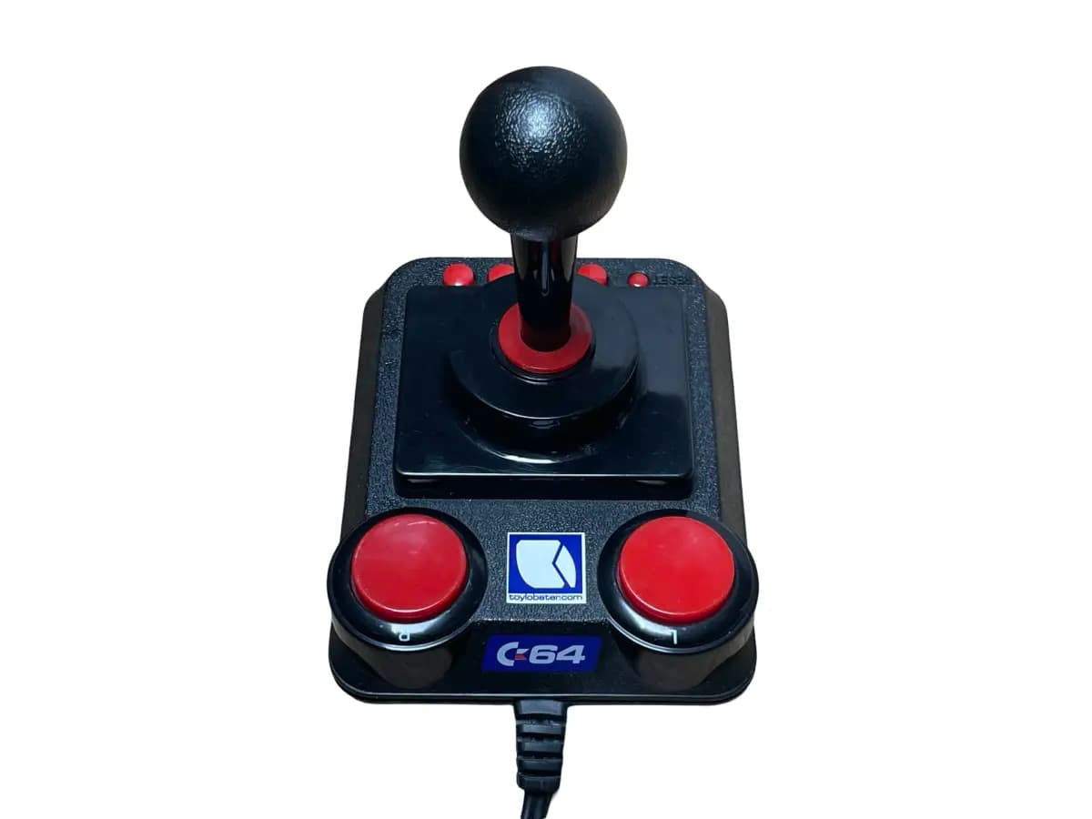 C64 DTV rear view showing connector ports
