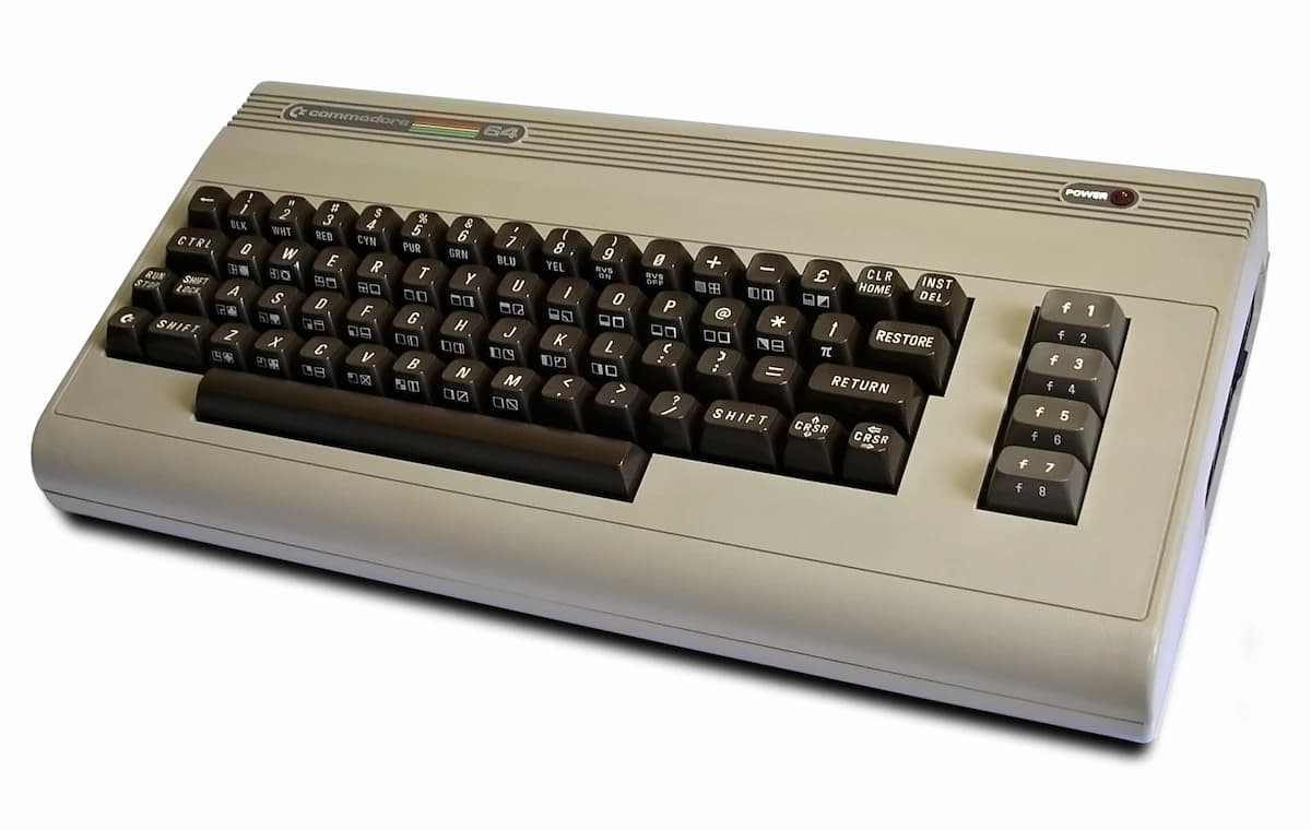 The original Commodore 64 Breadbin, the iconic rounded beige-brown case from 1982