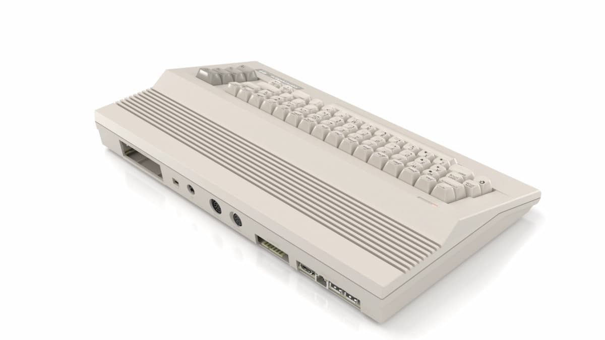 Commodore 64C Ultimate keyboard showing the original C64C layout with mechanical Gateron switches
