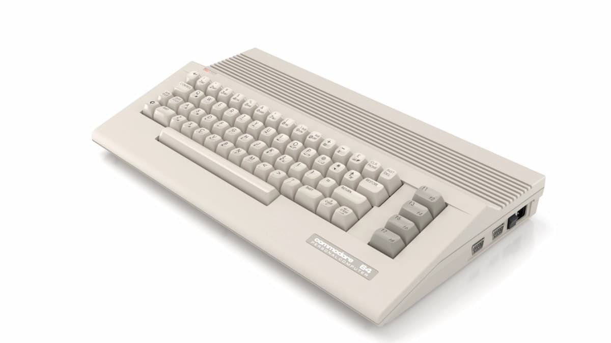 Commodore 64C Ultimate side view showing the slim profile of the C64C case