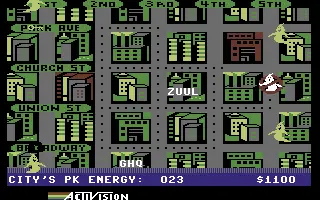 Ghostbusters on Commodore 64, the legendary Rob Hubbard soundtrack
