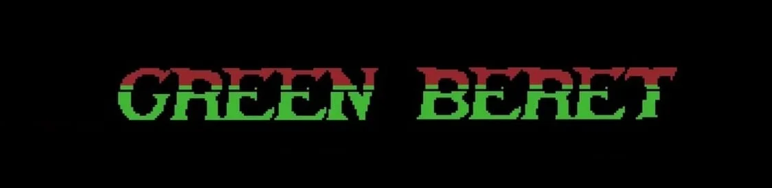 Green Beret — Commodore 64 game title screen by Konami and Imagine Software