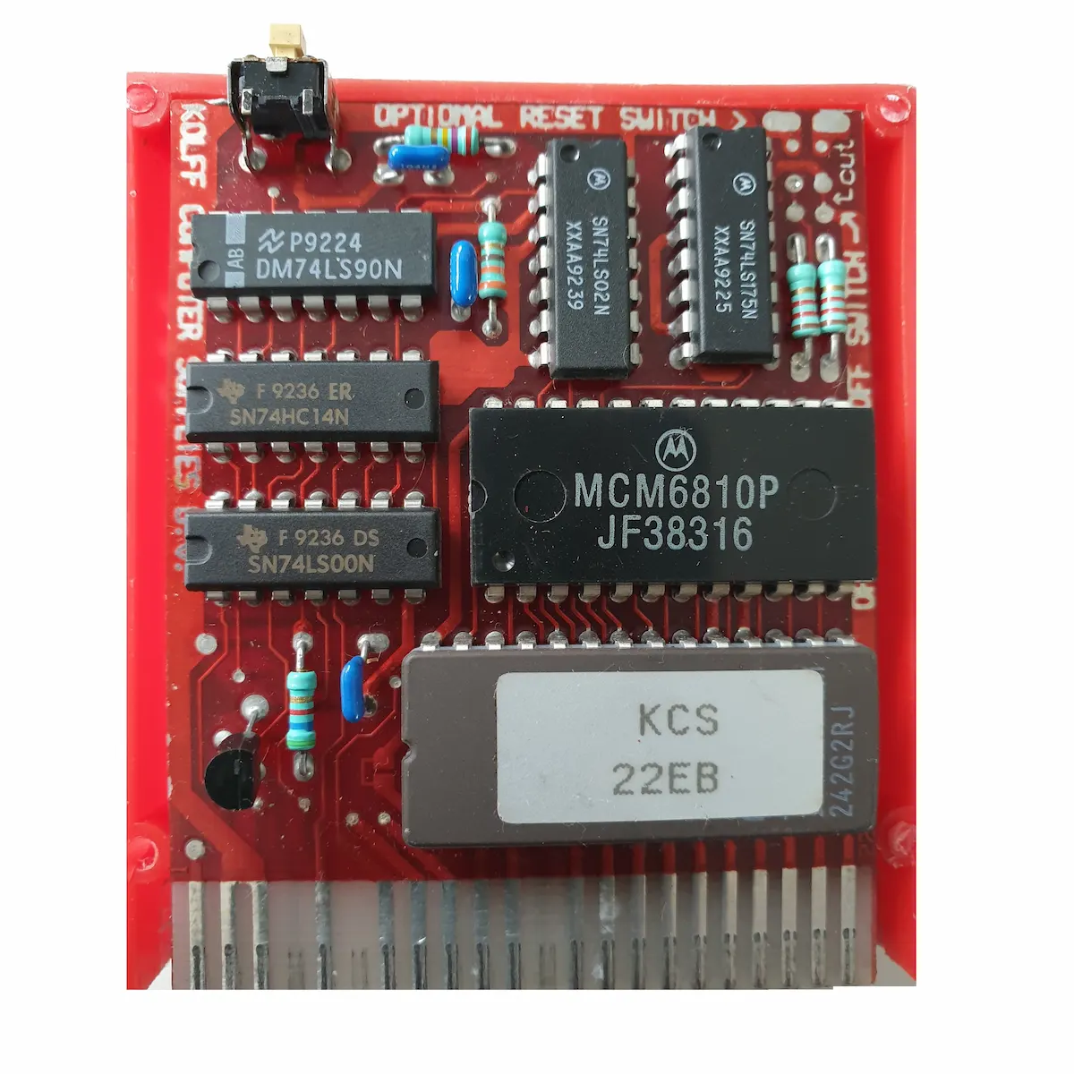 KCS Power Cartridge PCB showing ROM chips and circuitry