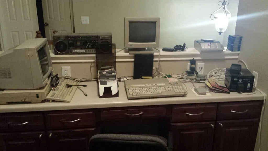 Martin Galway's equipment used to compose music for the Commodore 64