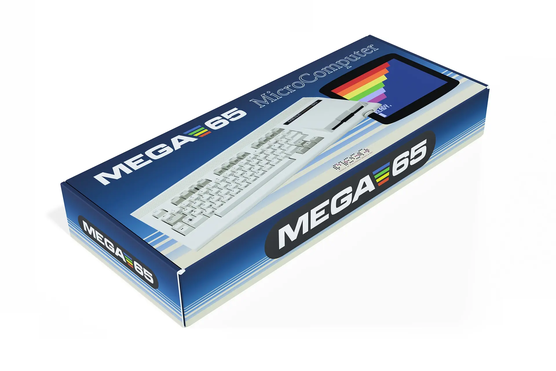 MEGA65 computer in its original retail box