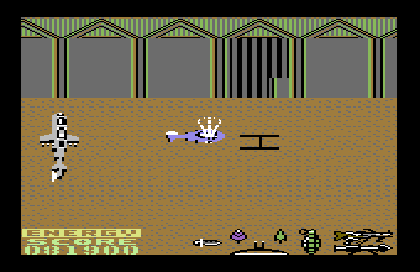 Rambo First Blood Part II — later level section with increased difficulty