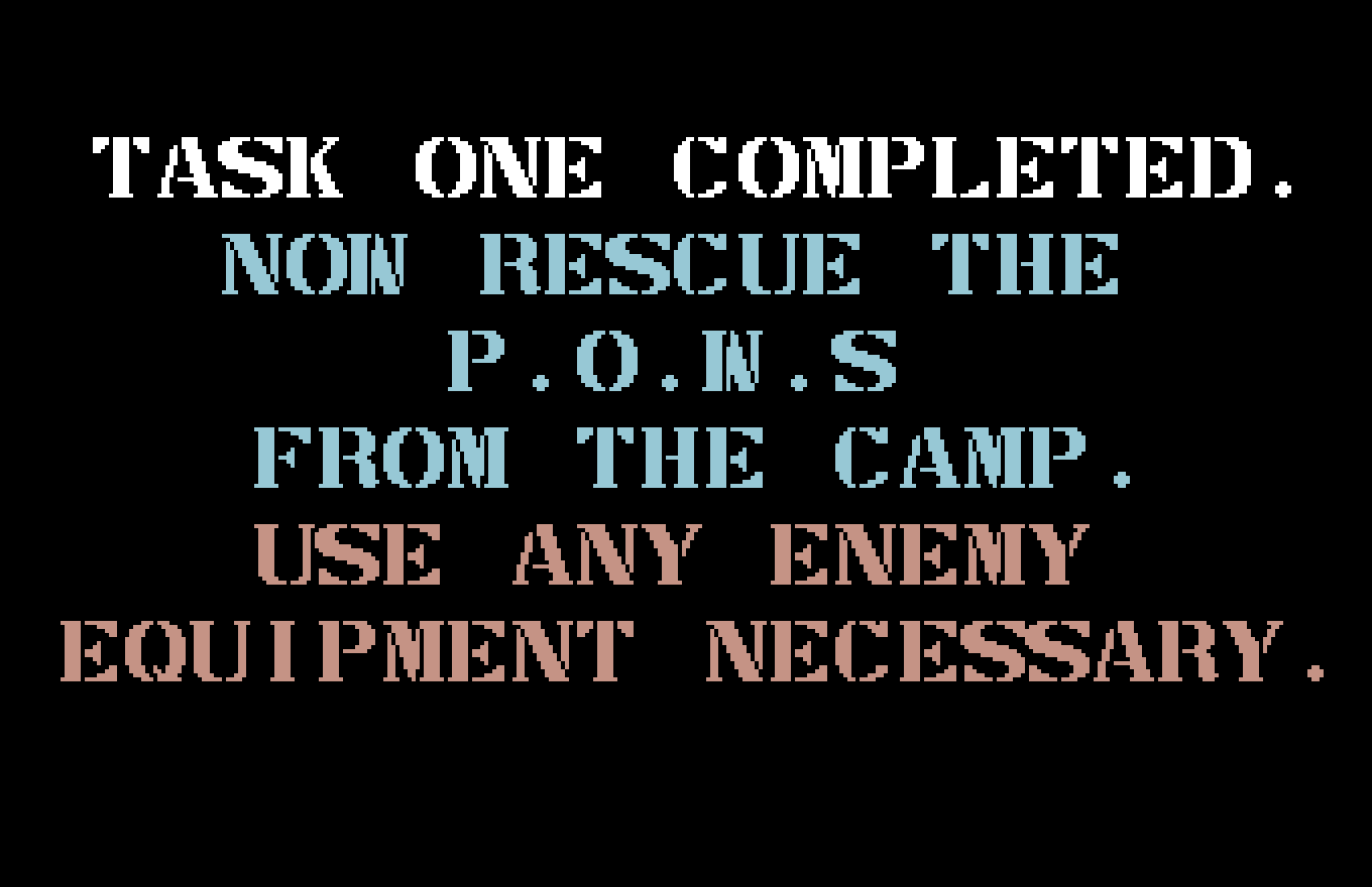 Rambo First Blood Part II — weapon pickup section in the jungle