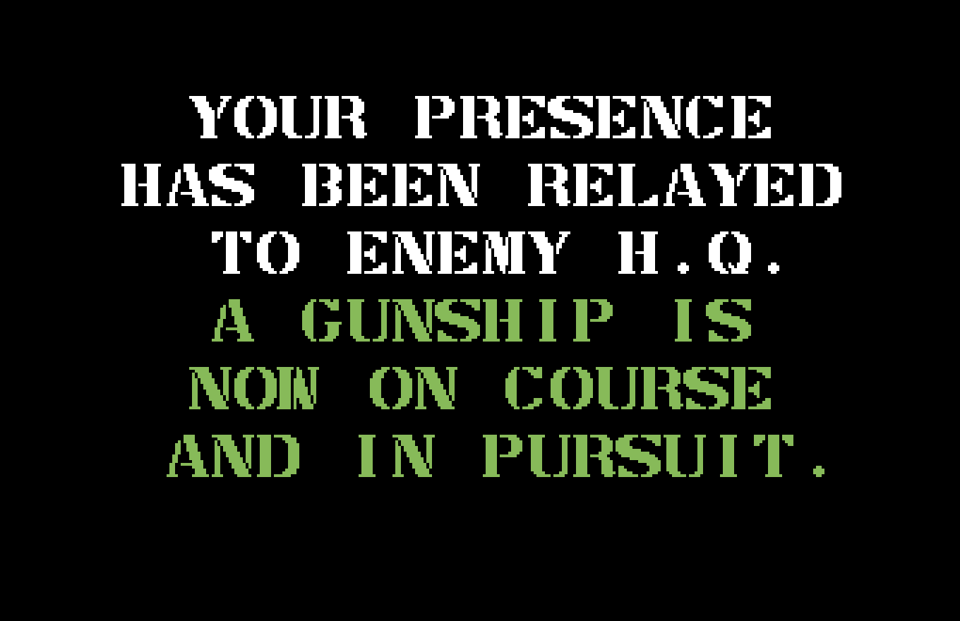 Rambo First Blood Part II — hostile terrain with enemy patrol