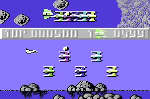 Sanxion on Commodore 64, loader music more famous than the game itself