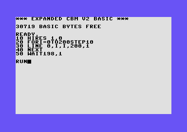 Simons' BASIC Programm auf dem Commodore 64