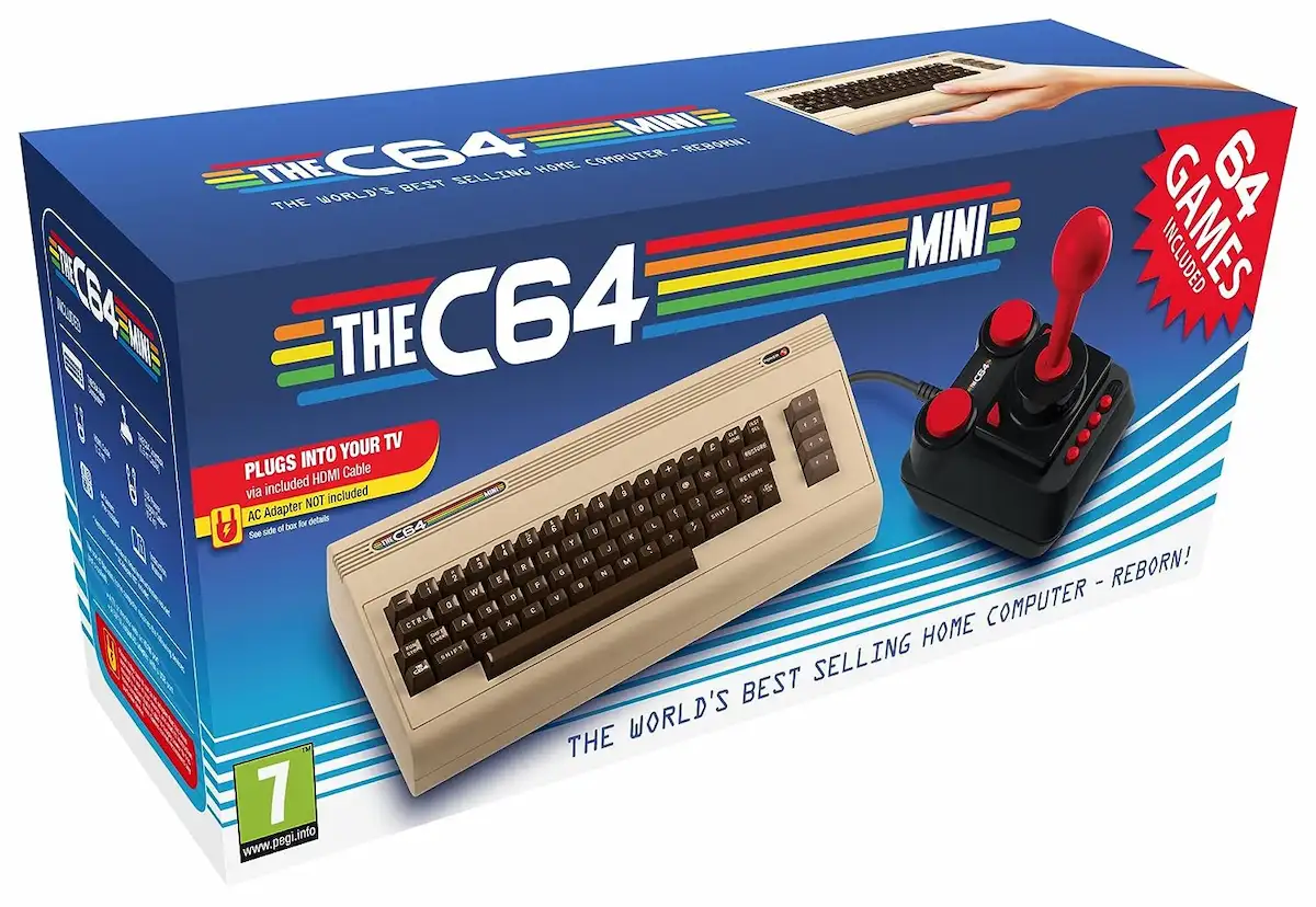 THEC64 Mini in its original packaging