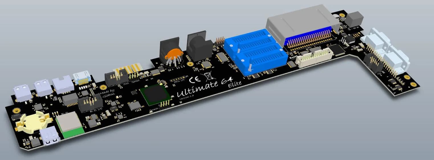 Ultimate 64 Elite FPGA motherboard