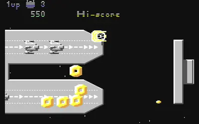 Uridium gameplay screenshot on Commodore 64