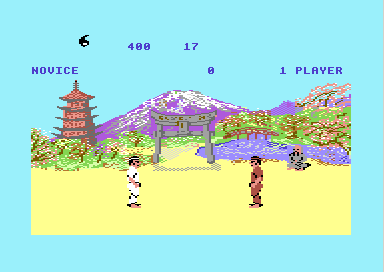 The Way of the Exploding Fist on Commodore 64, martial arts combat by Melbourne House